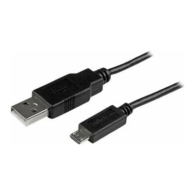 Startech USBAUB50CMBK Slim Micro USB Phone Charger 0,5m