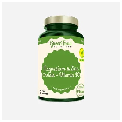 GreenFood Nutrition Magnesium & Zinc Chelate + Vitamin D3 90 kapsúl