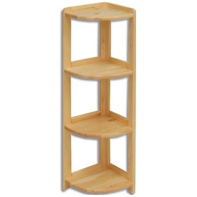 ČistéDrevo Regál drevený rohový r4r 106 x 30 x 30 cm