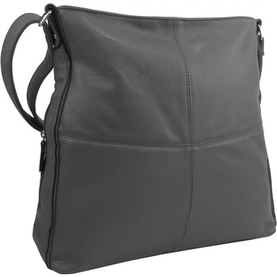 Barebag praktická veľká dámska crossbody kabelka 47-MH tmavo šedá