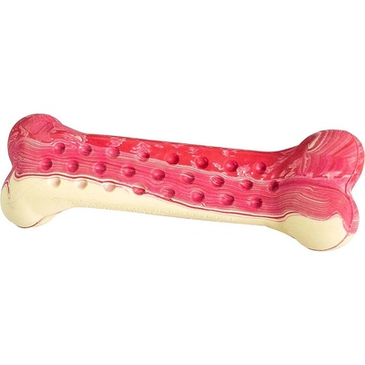 HipHop Dog Antibakteriální dentální kost s vůní hovězího steaku přírodní guma 11 cm