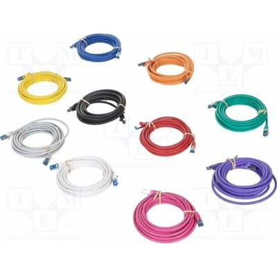 Goobay 69858 Patch S/FTP Cat 6a RJ45 vidlice z obou stran lanko Cu