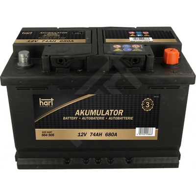 Hart 12V 74Ah 680A 564 505