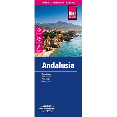 Andalucia - přehledová mapa