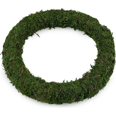 Mechový věnec Ø30 cm Varianta: zelená, Balení: 1 ks