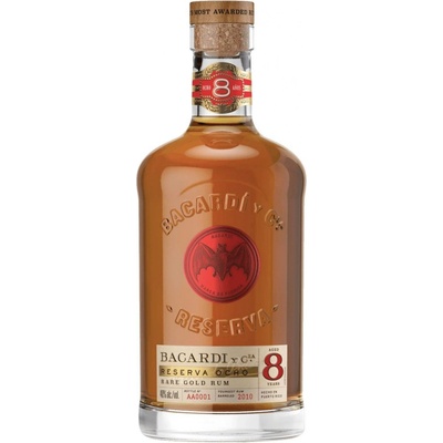 Bacardi Reserva Ocho 8y 40% 0,7 l (karton)