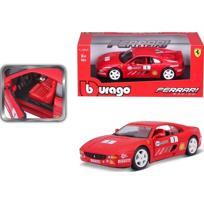 Bburago FERRARI F355 CHALLENGE červená 1:24