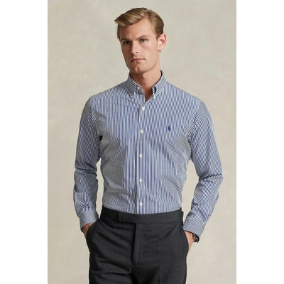 Polo Ralph Lauren pánska bavlnená košeľa s elastanom 710929344 tmavomodrá