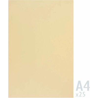 Sirio Color papír 210g/m² 25 listů 210 x 297 mm (A4) Vanilková