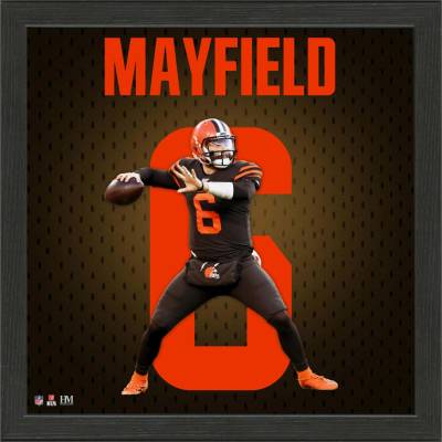 Obraz Cleveland Browns NFL Baker Mayfield #6 Impact Jersey