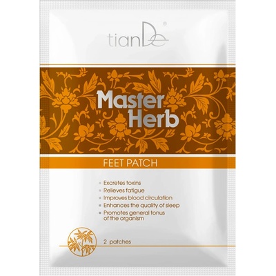 TianDe detoxikační náplast na nohy master herb 2 ks