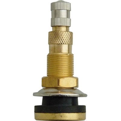 Bezdušový ventil TR 618 AGRO, celková délka 50,5 mm, otvor v disku 16 mm