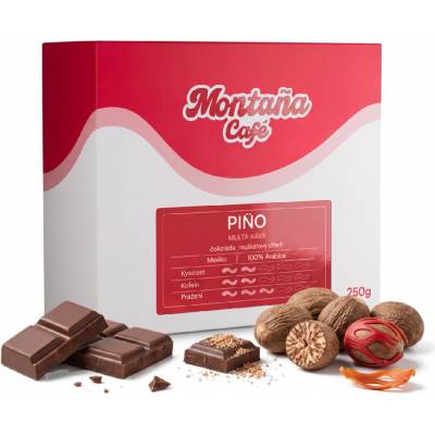 Café Montaña Mexico Ejido la Piña mletá Moka konvička 250 g