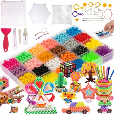 Vodní korálky Magic Beads 3000 ks – kreativní tvoření vzorů