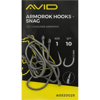 Avid Carp Armorok Snag Barbed vel.1 10 ks