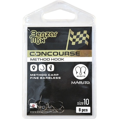 BENZAR MIX Concourse Method Carp Fine Barbless vel.14 8 ks