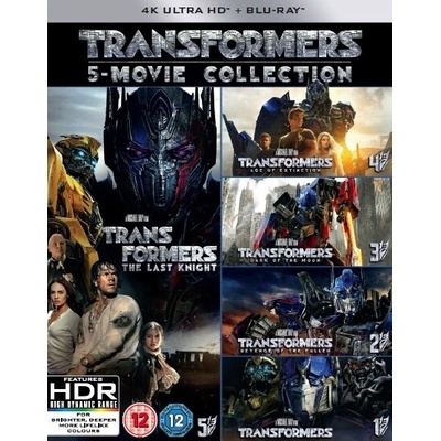 Transformers kolekce filmy 1–5 4K BD