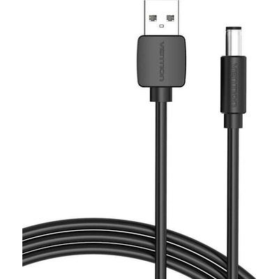 Vention CEYBF Napájací USB a DC 5,5 mm, 1m, černý