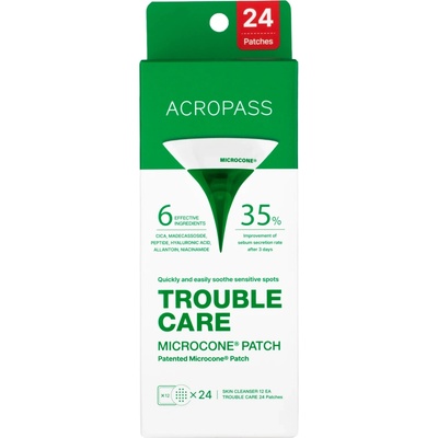 AcroPass - Trouble Care Microcone Patch - Náplasti na pupínky s mikrojehličkami - 24 ks