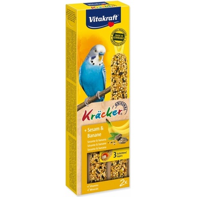 Vitakraft Kracker tyčinky pre andulky sezam/banán 60 g