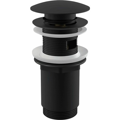 Alcadrain Vtok umyvadlový click clack černá zátka A392BLACK