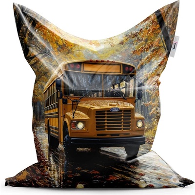 Sablio Sedací vak Žlutý školní autobus - 150x100 cm