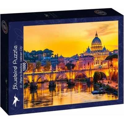 BlueBird St. Peter's Basilica Vatican City 1000 dielov