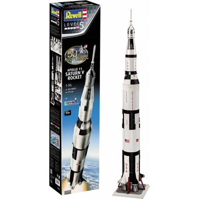 Revell Apollo 11 Saturn V Rocket 50 Years Moon Landing 1:96