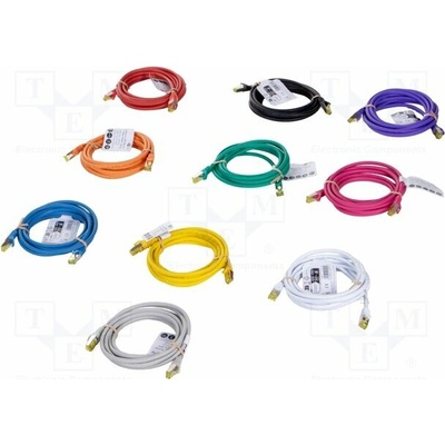 Goobay 69941 Patch S/FTP Cat 6a RJ45 vidlice z obou stran lanko Cu