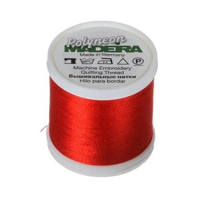 Vyšívací nitě PES Madeira Polyneon (400m) barva 1878 orange flame