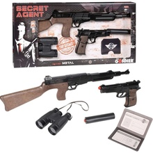 Gonher Gonher Sada Secret Agent se zbraněmi na kapslíky
