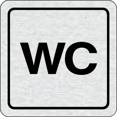 B2B Partner Nalepovací cedulka na dveře - WC
