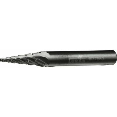 LUKAS-ERZETT A10050618620 fréza , ocel, Špičatý kužel, Délka 40 mm, Vnější Ø 6 mm, Pracovní délka 18 mm, Ø hřídele 6 mm