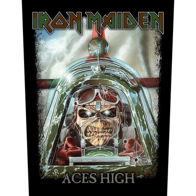 Iron Maiden – Aces High (Back Patch · sew-on) (Nášivka)