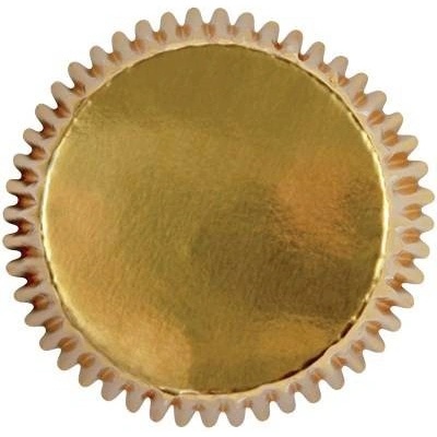 PME Zlaté metalické mini košičky 45ks 35x22mm