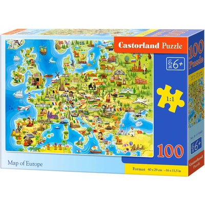 Castorland Mapa Evropy 180 dílků