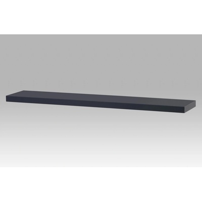 Autronic Polička nástěnná 120 cm, MDF, barva tmavě šedý mat P-002 GREY2