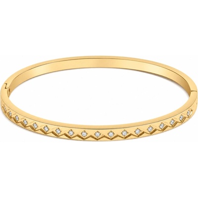 Victoria Filippi Stainless Steel Pevný bangle náramek Cintia Gold chirurgická ocel NR2392-HF-B5176-G Zlatá