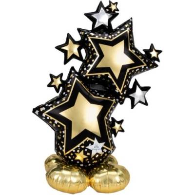 AirLoonz stojící obří balónek Hvězdy 130 cm