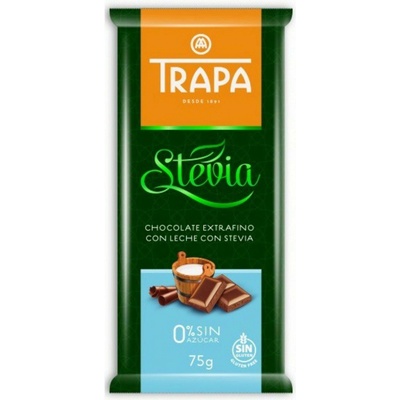 Trapa Stevia Leche 75 g