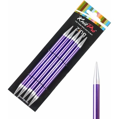 Knitpro Zing ponožkové ihlice 15 cm 7 mm