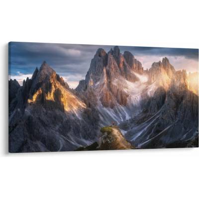 Obraz - Horská panoráma, jednodielne 120x70 cm