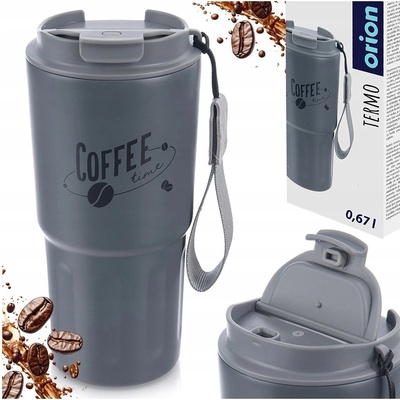 Orion Termohrnek 670 ml šedý
