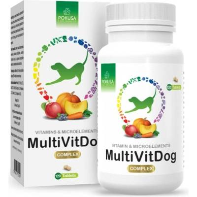 Pokusa MultiVit Dog Complex doplňky stravy pro psy 120 ks