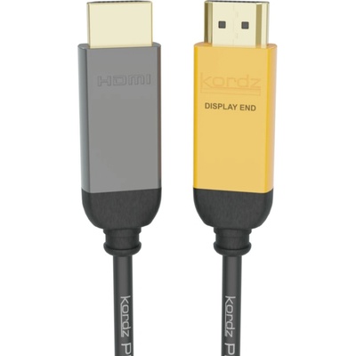 KORDZ PRO4 48Gbps Active Optical HDMI Cable, 25 m Charcoal