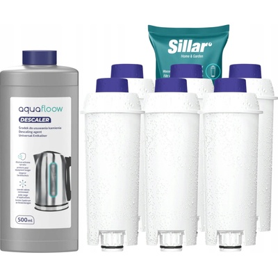 Sillar Delonghi 6 ks + odvápňovač AquaFloow 0,5 l – Hledejceny.cz