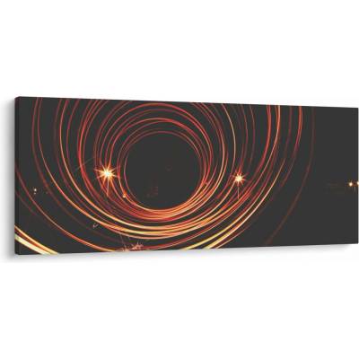 Obraz abstraktních linek, jednodílný 120x50 cm