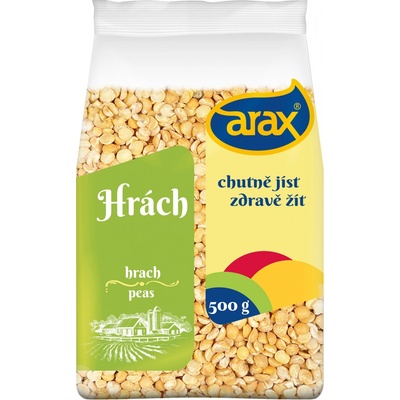 Arax Hrách žlutý půlený loupaný 0,5 kg