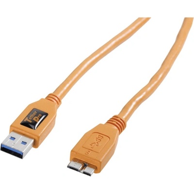 Tether Tools CU5454 USB 3.0 A/Micro B, 4,6m, oranžový