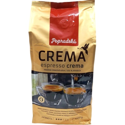 Popradská Crema Espresso zrnková 1 kg